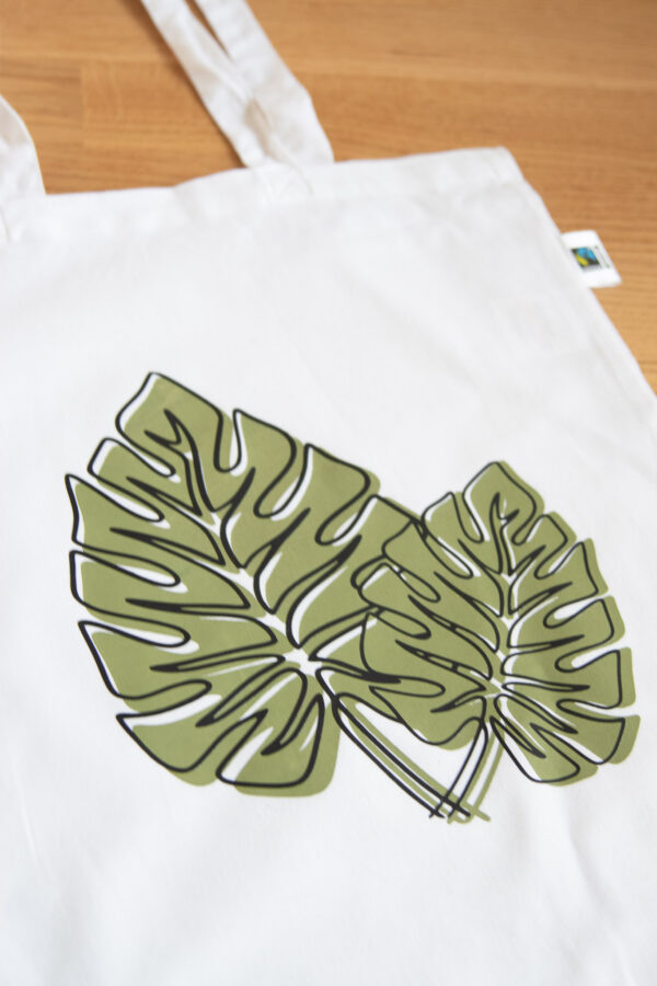 Baumwolltasche "Monstera" - Image 2