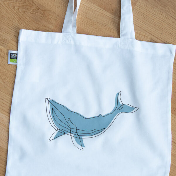 Baumwolltasche "Wal"