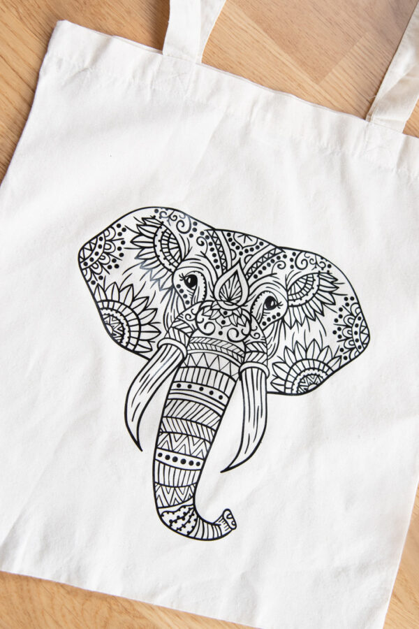 Baumwolltasche "Elefant" - Image 2